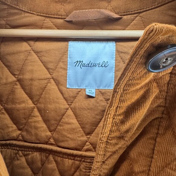 Madewell Quilted Corduroy Walton Shirt-Jacket - Picture 4 of 6